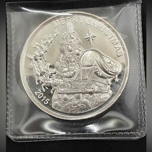 APMEX 2015 Merry Christmas silver one Troy ounce holiday collection
